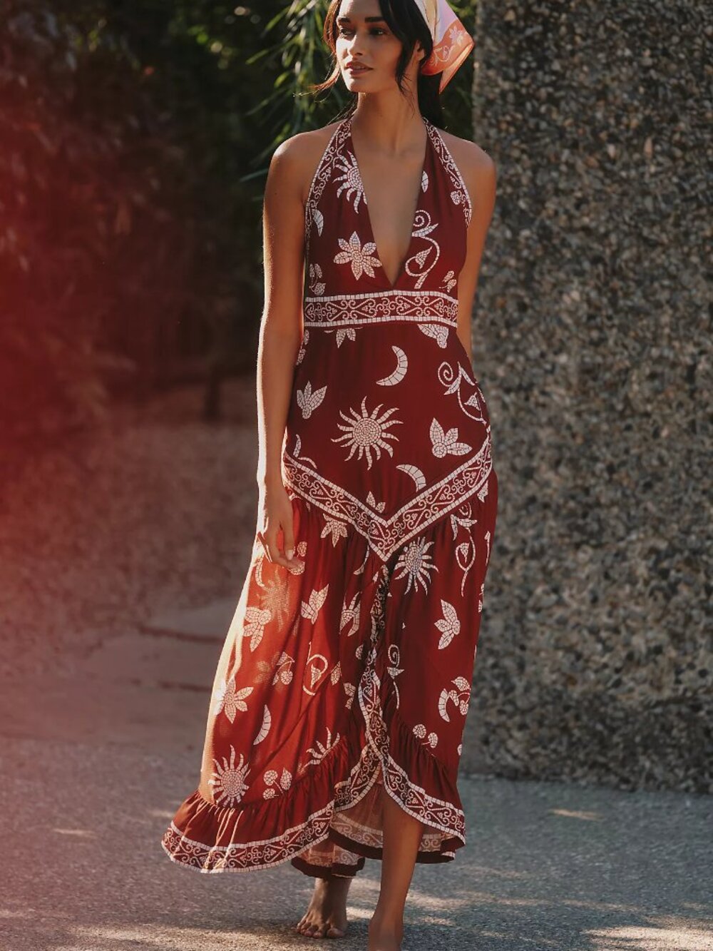 NWT Anthropologie Celestial Scarf Dress
